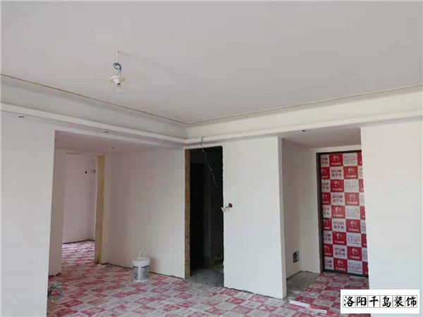 洛阳千岛装饰施工现场图
